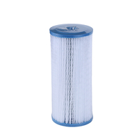 Fabrication professionnelle, nettoyage facile, filtre à cartouche plissé en polyester hautement efficace pour filtre à eau domestique