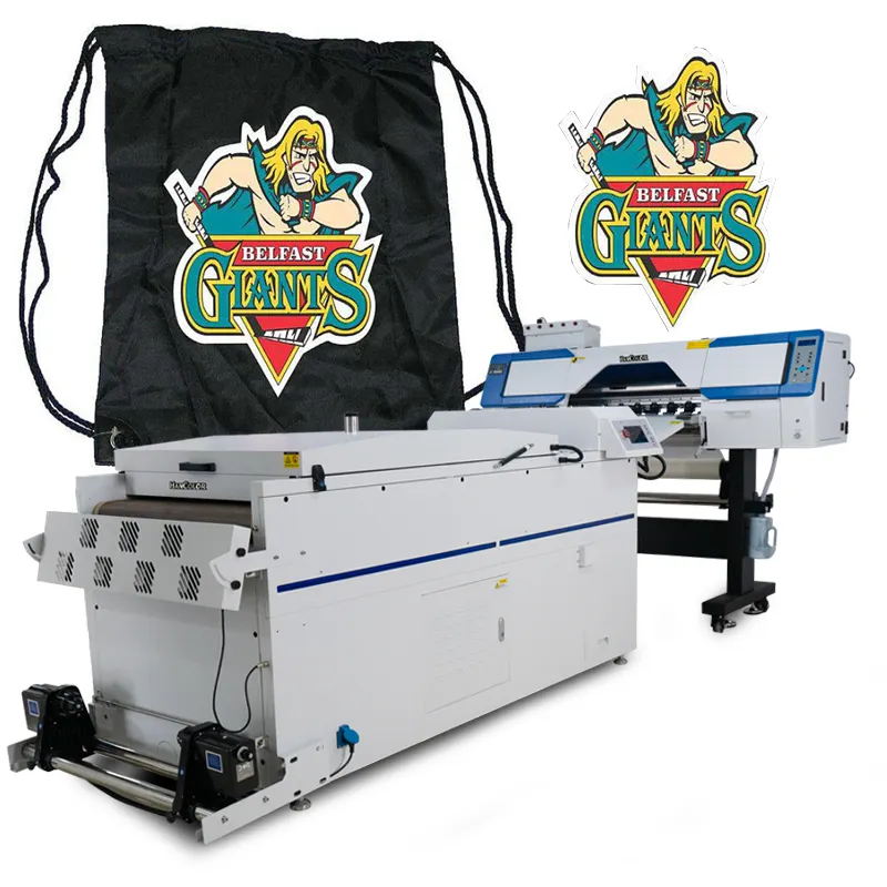 3PCS Print Heads 60cm Dtf Printer Pet Film DIY T-Shirt Digital Printing Machine Dtf Ink and Fluorescent Color
