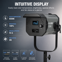 Lumière vidéo LED 500W à température de couleur réglable (2700-6500K) avec contrôle par application, éclairage continu pour photographie en direct et téléphone