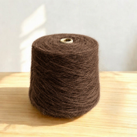 Prix de gros Pull léger, doux et chaud, style bonnet et écharpe, pour bébé, en fil d'alpaga à poils longs 1/9 Nm, collection automne