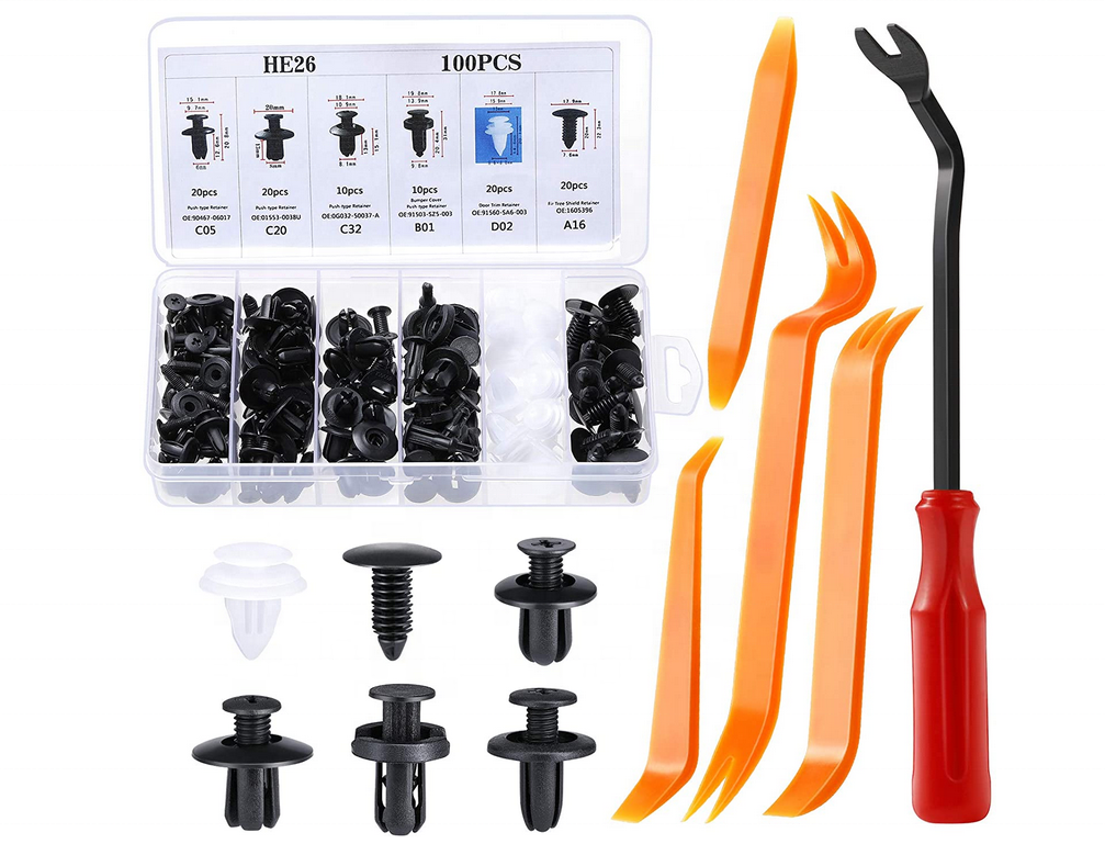 Vi in plastica per Auto 20X per clip di fissaggio a