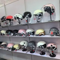Casques ouverts et intégraux pour adultes avec double visière pour moto et vélos électriques