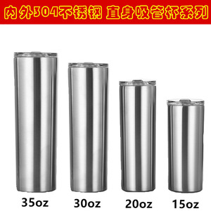 Vaso térmico exclusivo transfronterizo de acero inoxidable 304 de 20 oz con pajita aislada para viajes y refrigeración - Product Image 4