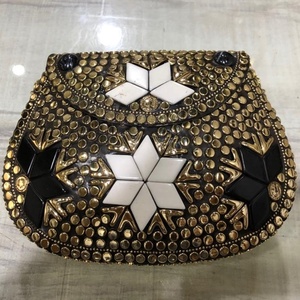 Partywear โลหะกระเป๋าคลัทช์อินเดียที่ทำด้วยมือ - Product Image 4