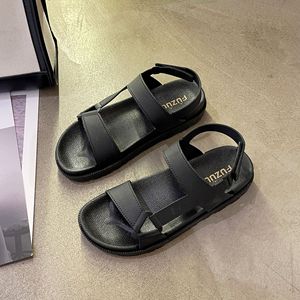 Sandali piatti da <span class=keywords><strong>donna</strong></span> alla moda nuove scarpe da spiaggia Casual Casual stile romano estive <span class=keywords><strong>con</strong></span> suola morbida in <span class=keywords><strong>Velcro</strong></span> <span class=keywords><strong>con</strong></span> suola spessa <span class=keywords><strong>pantofole</strong></span> - Product Image 6