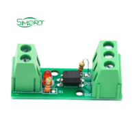 Módulo de Aislamiento Óptico de 1 Canal para Electrónica Inteligente EL817 PC817 Fotoaislador con Soporte de Montaje en Riel DIN Placa Electrónica