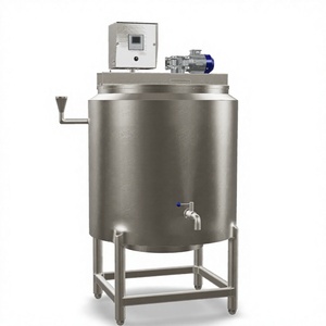 Pasteurisateur à crème glacée de 400 litres |   Cuve de pasteurisation industrielle pour mélange de crème glacée |   Machine de pasteurisation automatique de produits laitiers - Product Image 1