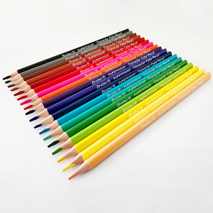 Crayons en bois de qualité supérieure, 18 couleurs, crayons de couleur en bois, ensemble de crayons pour enfants, coloriage et <span class=keywords><strong>dessin</strong></span> - Product Image 4