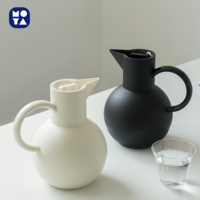 Conception spéciale fiole à vide en acier inoxydable gobelet doublure en verre poignée PP matériel bouilloire thermique pour café thé eau Stock