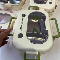 Boîte à lunch isotherme en acier inoxydable à 3 compartiments pour enfants, style Kawaii, pour l'école