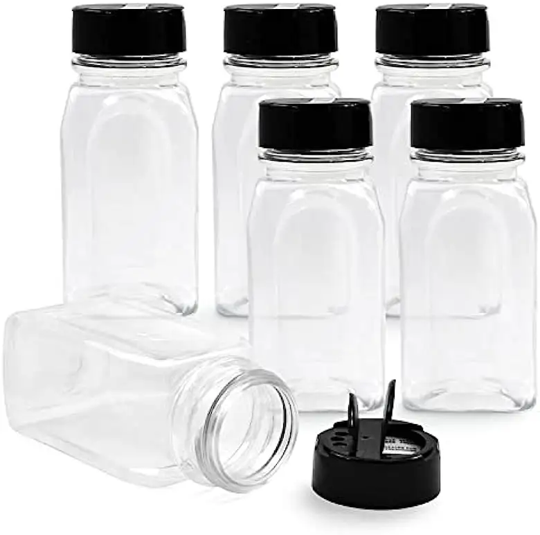 コショウ塩MSGスパイスポットプラスチック調味料ボックス散水キッチン調味料ポットバタフライフリップカバーバーベキュー調味料ボトル