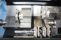 Tour à double couteau TCK 700S, mini tour CNC à banc incliné pour le métal