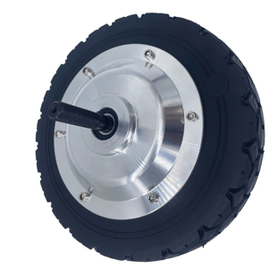 8インチDCブラシレスモーター オフロードタイヤ 24V48V エンコーダーサーボモーター 10km/h 15km/h 低速高トルク シングルシャフト デュアルシャフト - Product Image 2