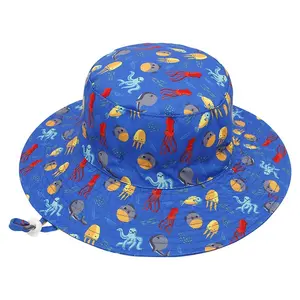 Topi Bucket pelindung matahari, topi Bucket lucu warna-warni untuk pantai dan belanja