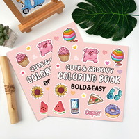 Libro de colorear para niños de 40 páginas personalizado para niñas, libros divertidos para colorear de maquillaje, libro de dibujo de pintura a Color para niños