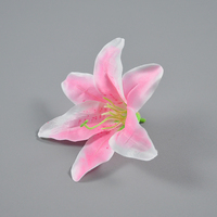 Hochwertige künstliche Lilie Kopf Blumen Real Touch Seiden lilie für Home Wedding dekorative Blumen sträuße Mittelstücke