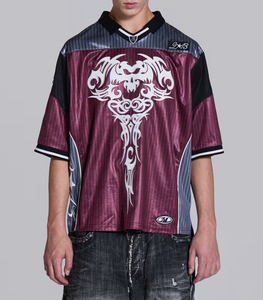 <span class=keywords><strong>Maillot</strong></span> <span class=keywords><strong>de</strong></span> football personnalisé Chine à col en V avec panneau à passepoil et manches courtes rayées, T-shirt <span class=keywords><strong>de</strong></span> sport haute qualité pour homme, coupe ajustée, saison 25/26 - Product Image 4