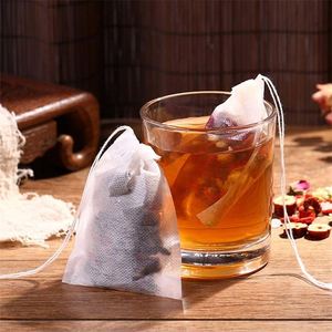 Bolsa de Té Vacía Biodegradable Desechable de Tela No Tejida, Filtro Sellado de Tamaño Personalizado para Té de Hierbas - Product Image 6