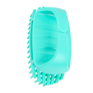 Scalp Massage Hair <b>Brush</b> Plastic Blue Dual Use For Wet And Dry <b>Shampoo</b> Comb - Product Image 4