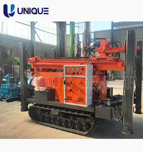 Gran oferta, motor diésel, tipo oruga, plataforma de perforación rotativa portátil, equipo de perforación de pozos de agua, Motor de bomba Max.300m, precio de fábrica - Product Image 1