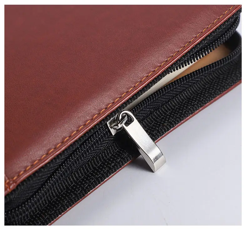 New Product Leather Notebook High Quality A6 Binder Budget Planner Card Holder Wallet Money Organizer For Cash Budget Wallet