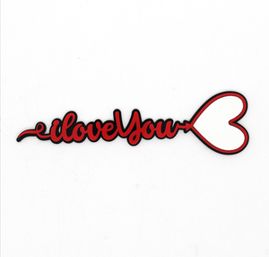 Vente chaude, clé en plastique à sublimation « Clé de mon cœur » avec insert métallique pour cadeaux de la Saint-Valentin en impression personnalisée - Product Image 4