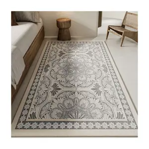 <span class=keywords><strong>Tapis</strong></span> d'hiver en cachemire épais pour chambre à coucher <span class=keywords><strong>Tapis</strong></span> de lit <span class=keywords><strong>devant</strong></span> le canapé Table basse <span class=keywords><strong>Tapis</strong></span> de pied rayé pour baie vitrée Fabriqué à la machine - Product Image 1