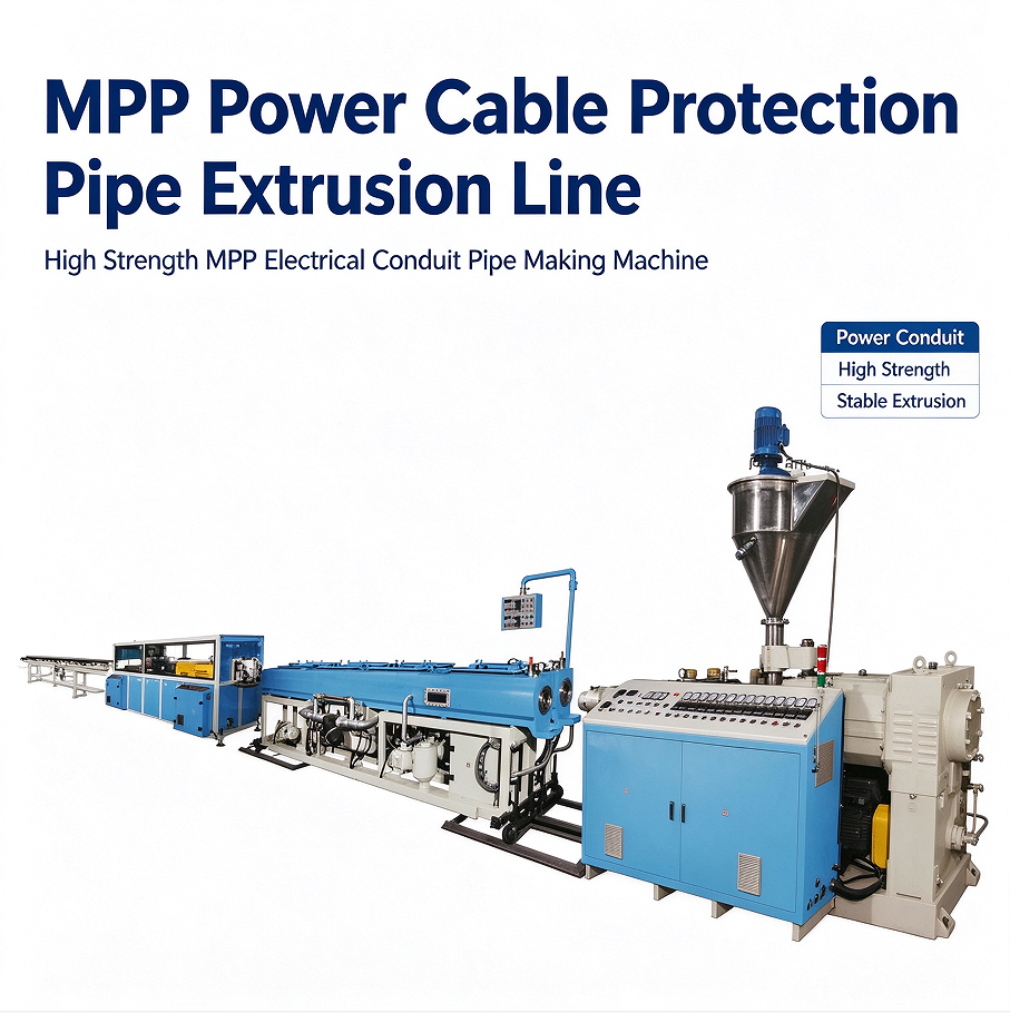 CPVC MPP Power Cable Protection Pipe Extrusion Line, High Voltage ...
