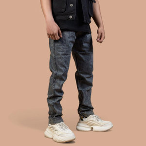 Pantalones Vaqueros Personalizados para Hombre, Corte Recto, Algodón, para Uso Diario, Fabricación OEM, Alta Calidad - Product Image 3