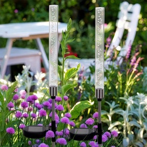 Lampe LED solaire à bulles avec commande vocale, étanche IP65, fonctionne sur batterie, angle de faisceau de 360° pour l'éclairage paysager de jardin - Product Image 4
