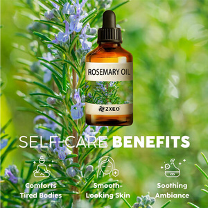 Natural Bulk 100% Pure Food Grade Rosemary Essential <strong>Oil</strong> Hair Care Aromatherapy Beauty Spa Skin Revitalizer Multi-Use ISO9001 - Product Image 2