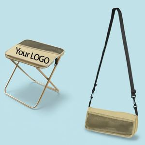 Silla Plegable de Acero para Jardín y Pesca, Ecológica, Ligera, Portátil, para Uso en Exteriores y Playa, con Bolsa de Transporte - Talla Grande - Product Image 1