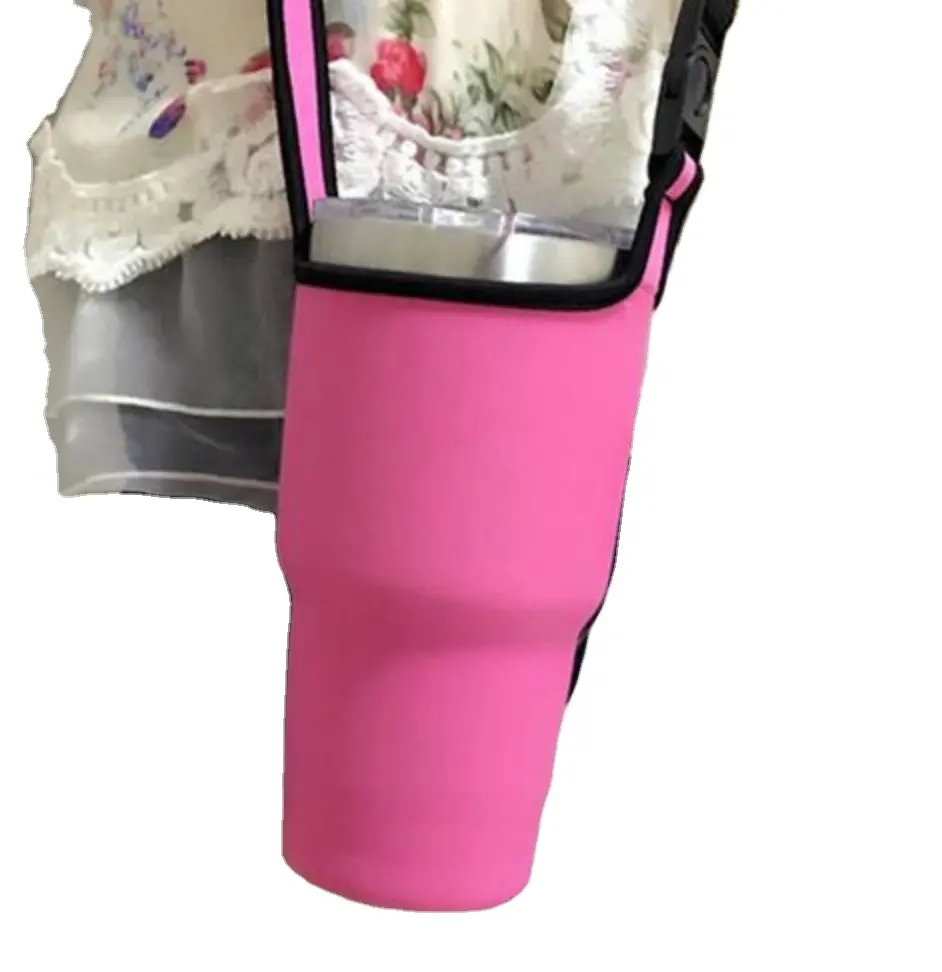 Portable Water Bottle Cup Drink Cooler Carrier Cover Case Random Color