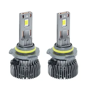 T25 lampu sorot led Hi/Lo, bohlam lampu depan LED Hi/Lo 120W 12000LM untuk mobil H7 H11 9006 HB5 12V H4