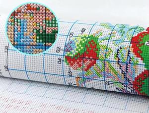 <span class=keywords><strong>Broderie</strong></span> Moderne Européenne Facile en 3D pour Mur, Art Imprimé, 11 CT, 3 Fils, Motif de Point de Croix pour Adultes, Boutiques de Jouets - Product Image 3