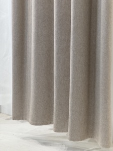 High Quality 100% Blackout Fabric <b>Curtains</b> Soft Luxury <b>Living</b> <b>Room</b> Styles Woven Techniques Solid Blackout Fabric - Product Image 3