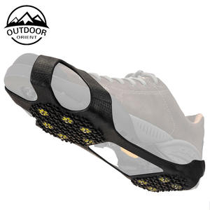 Ensemble <span class=keywords><strong>de</strong></span> Crampons à rayures antidérapantes pour chaussures et bottes, en acier inoxydable, pour homme et femme, 13 pointes pour la randonnée et la <span class=keywords><strong>pêche</strong></span> - Product Image 6