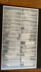 Новинка: 280 шт./упак. гель-накладки для ногтей (модель «сэндвич»), квадратные французские типсы, с возможностью нанесения индивидуального логотипа, для быстрого наращивания. - Product Image 6