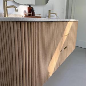 Mobile da Bagno a Parete Personalizzato con Design a Spirale per Hotel e Arredamento Domestico - Product Image 6