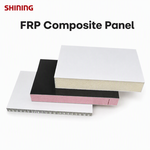 Panel de sándwich de fibra de vidrio FRP de diseño moderno <span class=keywords><strong>nuevo</strong></span> para el cuerpo principal del camión del refrigerador Paneles sándwich compuestos EPS/XPS/PIR - Product Image 1
