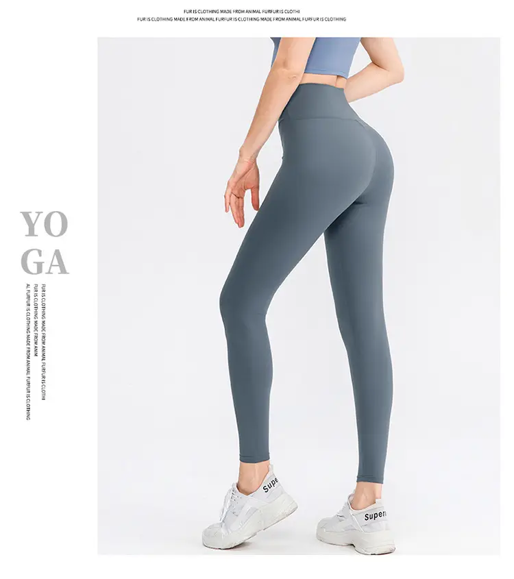 Celana Panjang Pinggang Bentuk V untuk Wanita, Celana Legging Kebugaran Gym, Celana Yoga, Celana Legging Olahraga untuk Wanita