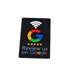 Tarjeta NFC de PVC para reseñas de Google, 85.5x54mm, chip NTAG215, para hoteles y restaurantes - Product Image 3