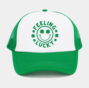 <span class=keywords><strong>Irlande</strong></span> Saint Patrick's Day Holiday I Love Day Drinking Lucky Green Clover Meshed Back 5 Panels Trucker Baseball Couple Cap Hat - Product Image 4