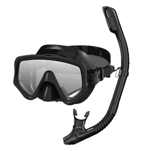 Máscara de Buceo OEM con Snorkel Completamente Seco, Talla Única para Adultos, Silicona, Vidrio Templado de Alta Definición, Antivaho, para Natación - Product Image 4