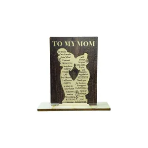 Wholesale Father's Day Mother's Day Wooden Desktop Gift Wooden Table Top Decoration To Elders