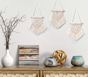 New Arrival Handmade Wall Hanging <strong>Mini</strong> <strong>Macrame</strong> Wall Hanging <strong>Macrame</strong> Hanging for Wall - Product Image 2