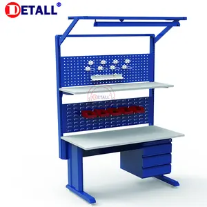 mobile phone repair cabinet work station repairing table with LED light