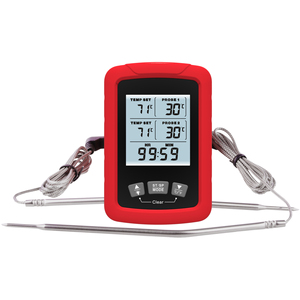 Drahtloses digitales Fleisch <span class=keywords><strong>thermometer</strong></span> mit zwei Sonden und aufsteck barem Magnet für die Mikrowelle im Küchen ofen - Product Image 5