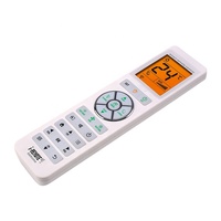 Control remoto universal inteligente inalámbrico 2 en 1 para aire acondicionado y TV, con funciones de aprendizaje y códigos fijos, de plástico, ¡en oferta!