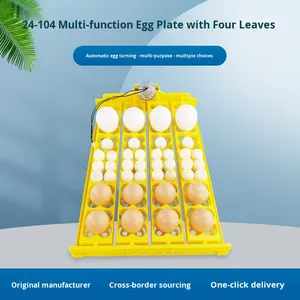 ถาดใส่ไข่พลาสติกแบบใหม่ พร้อมระบบพลิกไข่อัตโนมัติ สำหรับไข่ไก่ ไข่เป็ด ไข่ห่าน 24 ฟอง 36 ฟอง และไข่นกกระทา 156 ฟอง - Product Image 5